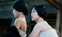 Kim Tae-ri, left, and Kim Min-hee in The Handmaiden: ‘prizes sensualism over shock’.
