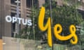 Optus shop in Sydney