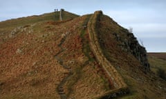 Hadrian's Wall in Hexham, Northumberland.