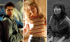 Jeff Goldblum as David Levinson in Independence Day, Margot Robbie as Sharon Tate in Once Upon a Time in Hollywood and Björk as Margit in The Juniper Tree