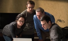 Film and Music exclusive Snowden, 2016. dir Oliver Stone Eds room Mira Hotel Hong Kong Edward Joseph Gordon Levitt Laura Melissa Leo Glenn Zachary Quinto Ewen Tom Wilkinson