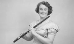 Patricia Lynden in 1950. Despite her success, she said playing was ‘a struggle’ at a time when women were scarcely to be seen in leading orchestras