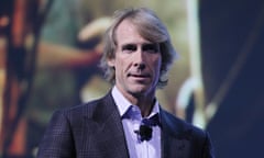 Michael Bay, Samsung Electronics, Consumer Electronics Show, CES<br>Director Michael Bay appears at a Samsung news conference at the International Consumer Electronics Show, Monday, Jan. 6, 2014, in Las Vegas. (AP Photo/Isaac Brekken) Consumer Electronics Show;CES;Samsung