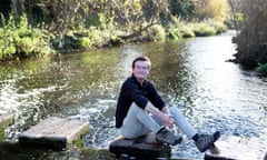 Feargal Sharkey on the River Lea near Harpenden, Hertfordshire.