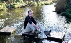 Feargal Sharkey beside the River Lea in Hertfordshire.