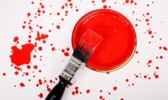 red paint