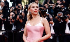 The 76th Cannes Film Festival - Screening of the film "Asteroid City" in competition - Red Carpet Arrivals<br>The 76th Cannes Film Festival - Screening of the film "Asteroid City" in competition - Red Carpet Arrivals - Cannes, France, May 23, 2023. Cast member Scarlett Johansson poses. REUTERS/Yara Nardi