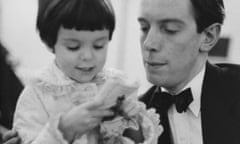 ‘Clothes dress up a stark narrative’: the author with her father, the Observer’s former theatre critic, in the 1950s. 