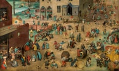 Pieter Bruegel the Elder (c. 1525/30 Breugel or Antwerp? – 1569 Brussels)
Children’s Games
1560, oak panel, 118 × 161 cm
Kunsthistorisches Museum Vienna, Picture Gallery