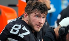 Foster Moreau was drafted by the Raiders in 2019