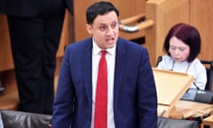 Scottish Labour leader Anas Sarwar during First Minister's Questions in the Scottish Parliament, on February 2, 2023 in Edinburgh, Scotland.