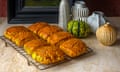 Pumpkin-spice coffee scones.