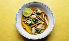 OM Nigel spring Vegetables Miso Broth