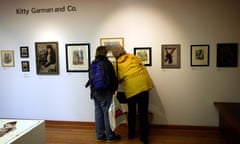 Women looking at pictures in the Garman Ryan collection at the New Art Gallery Walsall