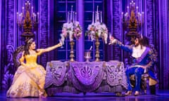 Shubshri Kandiah and Brendan Xavier in Disney's Beauty and The Beast the Musical - performing Beauty and the Beast. Premiere of Australian production held 22 June 2023.