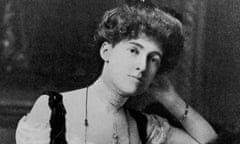 Edith Wharton<br>Portrait of American author Edith Wharton (1862-1937) sitting with one arm propped on the back of a sofa, wearing a long necklace.