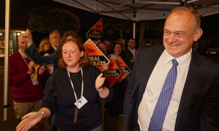 The Liberal Democrat leader, Ed Davey.