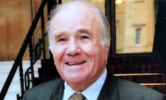 Dudley Savill at Buckingham Palace to receive his MBE, 2008