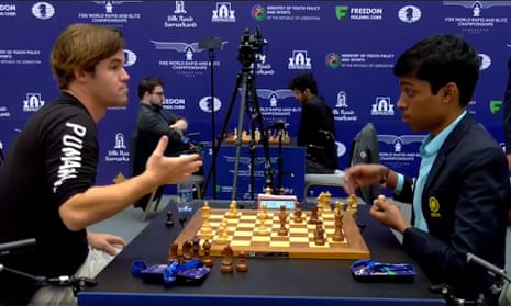 'I wasn't in trouble': The moment Magnus Carlsen won his fifth World Rapid championship – video