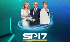 BBC Sports Personality of the Year presenters Gabby Logan, Gary Lineker and Clare Balding