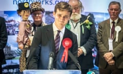 Labour candidate Keir Mather wins the Selby and Ainsty byelection in North Yorkshire, 21 July 2023.
