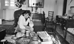 Patricia Highsmith at home in France