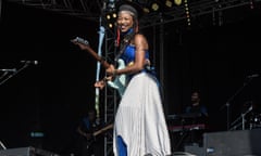 Fatoumata Diawara on the Barbican Music Stage, Walthamstow Garden Party 2018