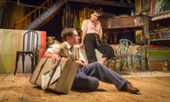 Ryan Sampson (Benjamin Britten) Sadie Frost (Gypsy Rose Lee) in Britten in Brooklyn