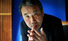 Japanese writer Haruki Murakami<br>Japanese writer Haruki Murakami seen before speaking at the Edinburgh International Book Festival. Murakami has just had his latest novel published in English: Colorless Tsukuru Tazaki and His Years of Pilgrimage. Photo by Murdo MacLeod For ARTS