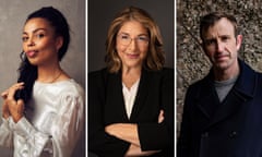 (from left) Emma Dabiri, Naomi Klein and Robert Macfarlane.