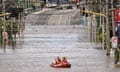 flooded street in Victoria