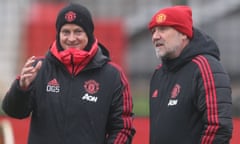 Ole Gunnar Solskjær (left) said of the January transfer window at Manchester United: ‘I’m not too sure we’re going to see any movement at all.’