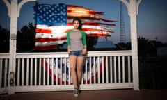 The comic Sarah Silverman, in a promotional image for her new series I Love You, America