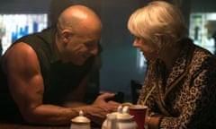 Vin Diesel and Helen Mirren in Fast & Furious 8.