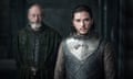 Game of Thrones<br>Game of Throne Season 7
Episode 03 The Queen's Justice
Liam Cunningham as Davos,
Kit Harington as Jon Snow