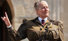 Emma Thompson as Agatha Trunchbull in Roald Dahl’s Matilda the Musical.