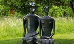 King and Queen 1952-53, by Henry Moore (1898–1986) Photo Jonty Wilde, © the Henry Moore Foundation. All Rights Reserved, DACS 2021