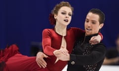 Alexandra Paul and Mitchell Islam compete for Canada at the 2015 World Figure Skating Championship. The couple married in 2021