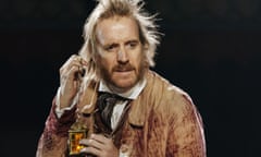 Rhys Ifans as Scrooge in A Christmas Carol at the Old Vic