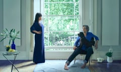 Plaxy and Giorgio Locatelli photographed at home for the Observer Food Monthly August 2017 Hair and makeup: Juliana Sergot using Lancôme and Tigi