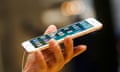 Apple Inc. iPhone 7 Smartphones And Apple Watch Series 2 Go On Sale<br>A customer inspects a new iPhone 7 plus smartphone inside the Apple Inc. Covent Garden store in London, U.K., on Friday, Sept. 16, 2016. Consumers buying Apple Inc.s new iPhone 7 smartphones so far aren't grumbling about the lack of a headphone jack. Photographer: Chris Ratcliffe/Bloomberg