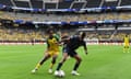 Ecuador v Jamaica was played in front of a crowd of 24,074 at Las Vegas’s Allegiant Stadium, which has a capacity of 61,000 for soccer games