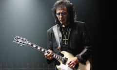Black Sabbath performing as "Heaven and Hell"<br>BRIGHTON, ENGLAND - NOVEMBER 11: Guitarist Tony Iommi of Black Sabbath performing as Heaven and Hell on stage at the Brighton Centre on November 11, 2007 in Brighton, England. "Heaven and Hell" is a reincarnation of one of the more successfull 1980's line ups of heavy metal supergroup Black Sabbath. (Photo by Dave Etheridge-Barnes/Getty Images)