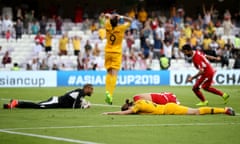 Jamie Maclaren and Jackson Irvine