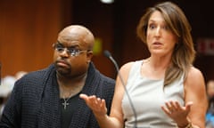 Cee Lo Green listens to attorney Blair Berk as he pleads not guilty to furnishing a controlled substance.