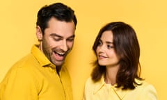 Aidan Turner and Jenna Coleman.