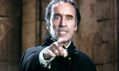 Bram Stoker’s Dracula, as played by Christopher Lee in 1972.