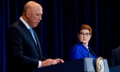 Peter Dutton and Marise Payne