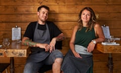 Chef Ben Crittenden and wife Sophie in their Broadstairs restaurant, Stark.