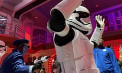 Star Wars characters perform at Walt Disney World in Orlando, Florida<br>"Star Wars" characters perform on the new Starcruiser experience at Walt Disney World in Orlando, Florida, U.S., February 24, 2022. Picture taken February 24, 2022. REUTERS/Lisa Richwine